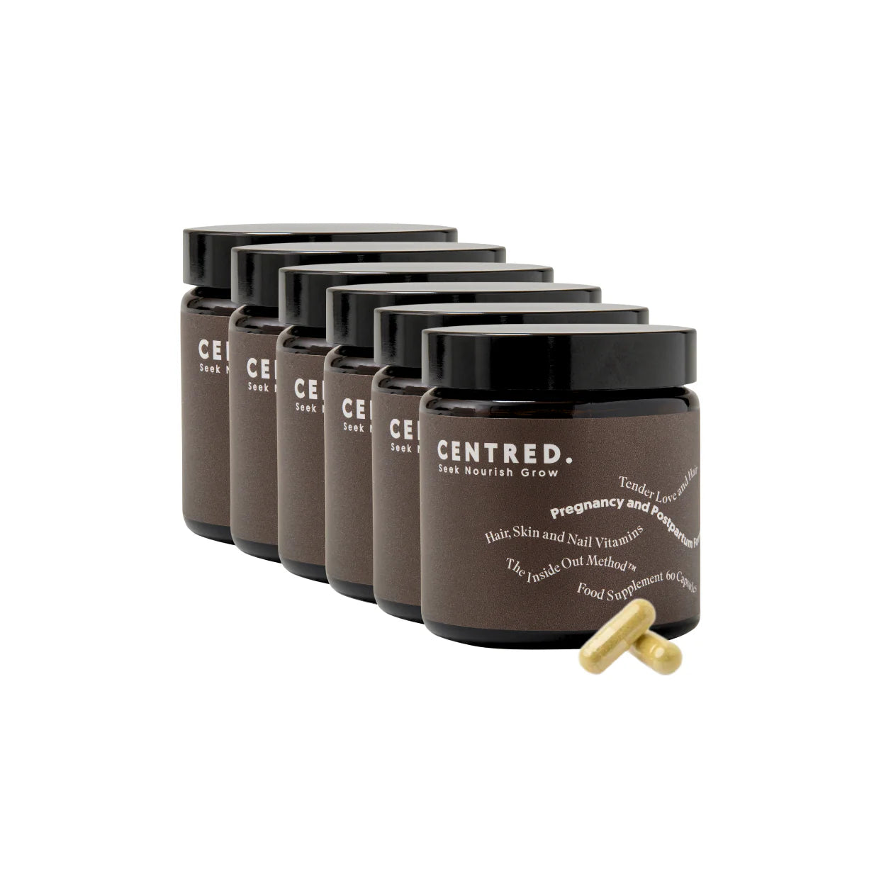 Centred - Tender Love and Hair - Pregnancy Hair Vitamins - 6 Months Supply - Ultimate Balayage