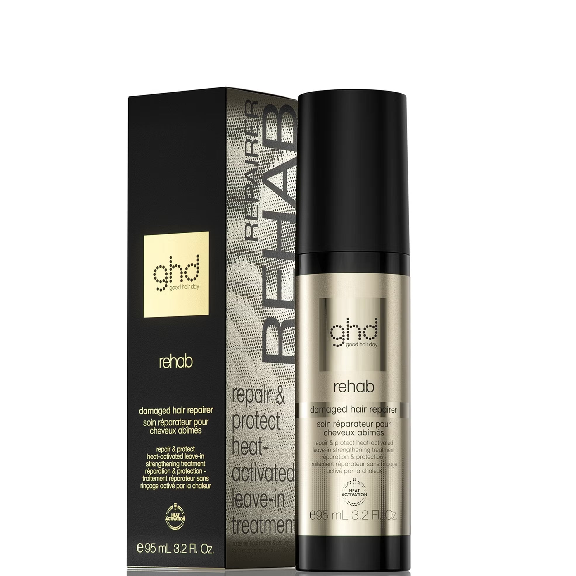 NEW GHD Rehab Damaged Hair Repair Spray | Heat Protection & Bond Strengthening - Ultimate Balayage