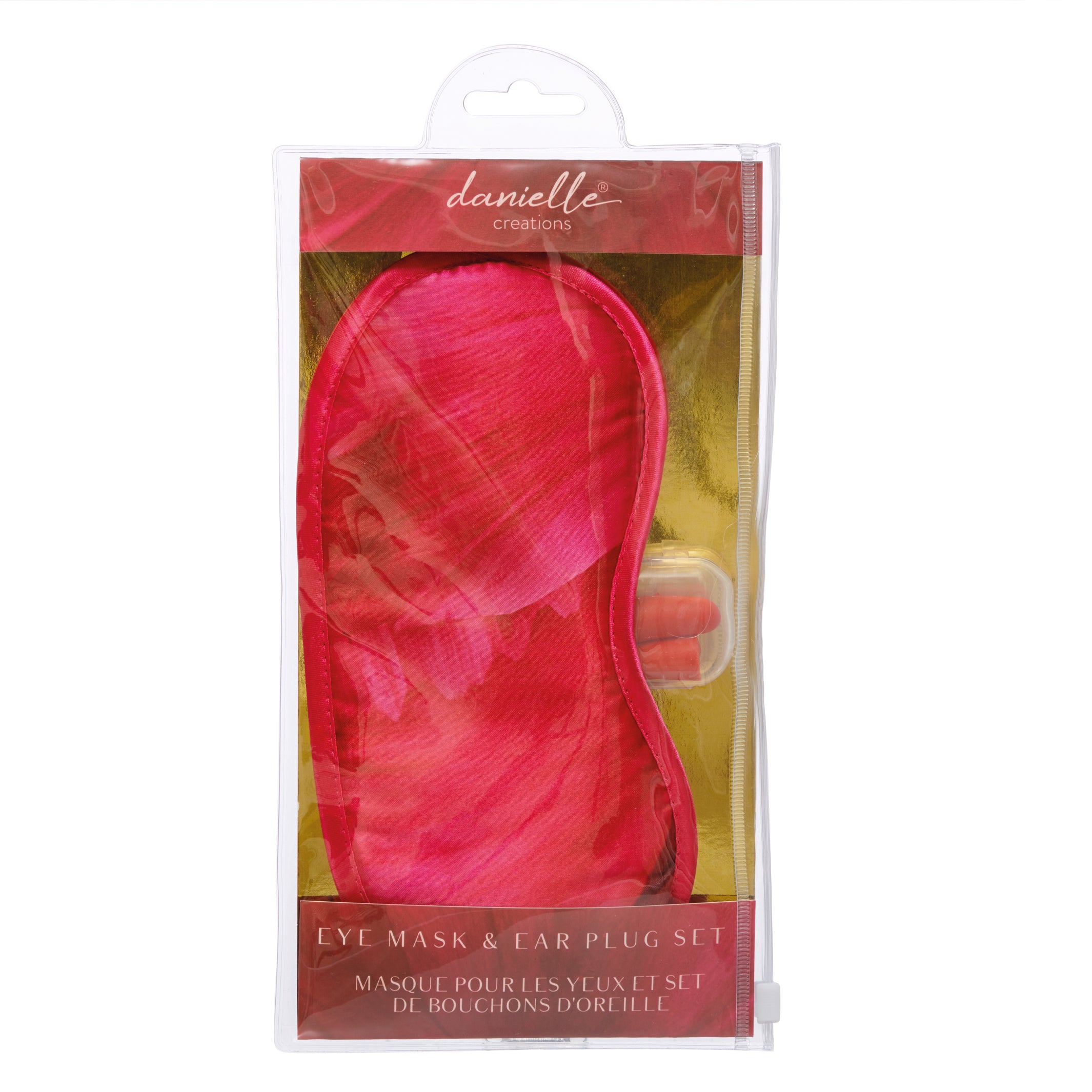 Fuchsia Floral Eye Mask with Ear Plugs - Ultimate Balayage