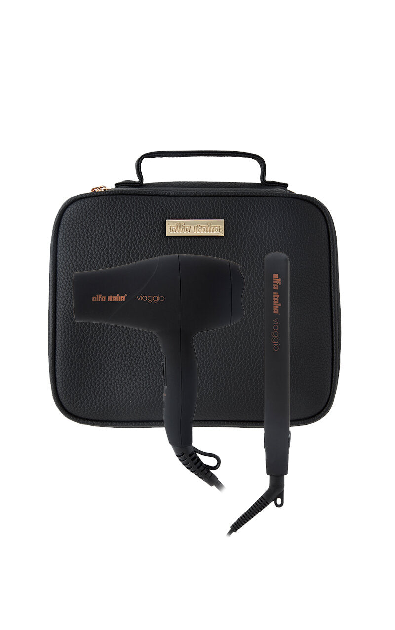 VIAGGIO TRAVEL STYLING KIT -  ROMA COLLEZIONE - BLACK - Ultimate Balayage